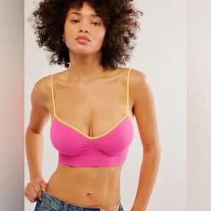 Free People Cecily Seamless Longline Bralette M/L NWOT